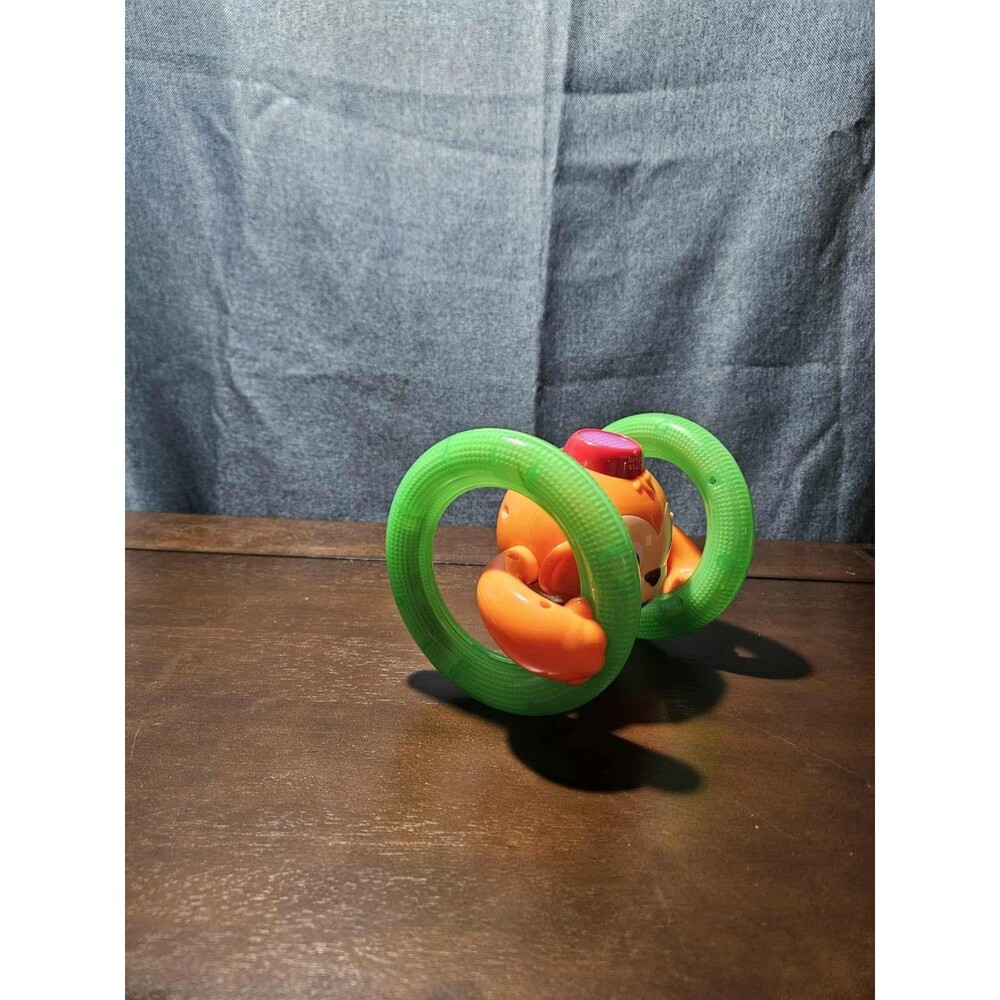 Bright Starts Roll & Glow Monkey | Musical Light Up Crawl Toy | Tummy Time Toy - Picture 5 of 16